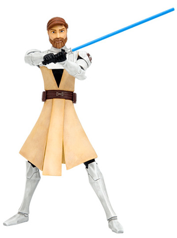 Obi-Wan Kenobi, Star Wars: The Clone Wars, Kotobukiya, Pre-Painted, 1/10